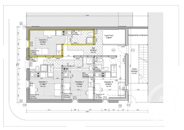 Appartement F2 à vendre BORDEAUX